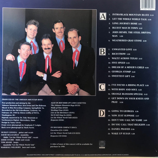 The Johnson Mountain Boys : At The Old Schoolhouse (2xLP, Album)