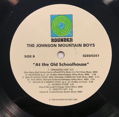 The Johnson Mountain Boys : At The Old Schoolhouse (2xLP, Album)