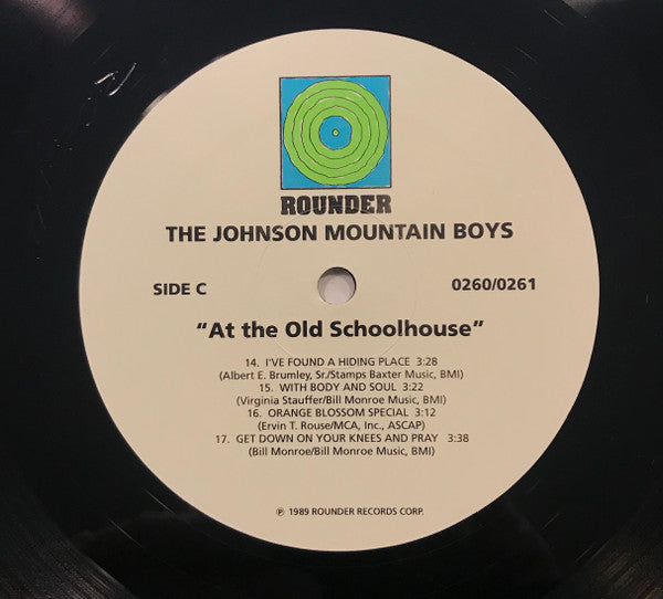 The Johnson Mountain Boys : At The Old Schoolhouse (2xLP, Album)