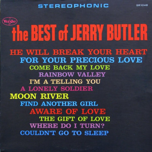 Jerry Butler : The Best Of Jerry Butler (LP, Comp, RE)