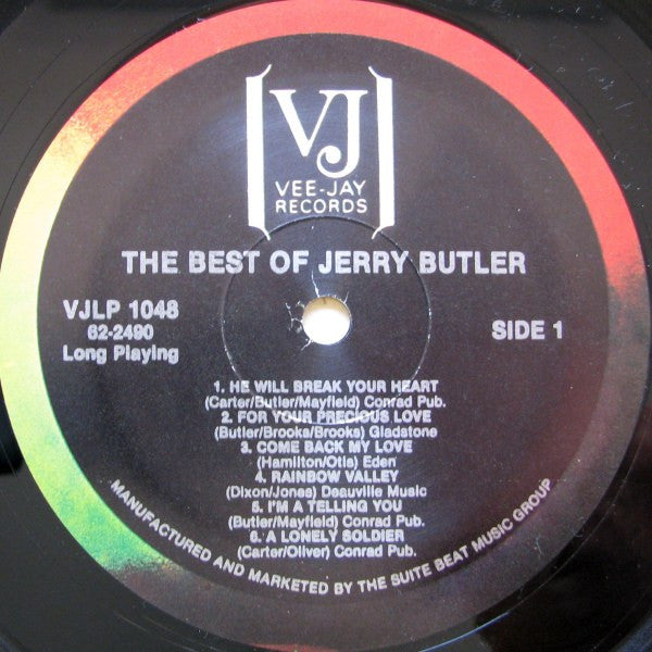 Jerry Butler : The Best Of Jerry Butler (LP, Comp, RE)