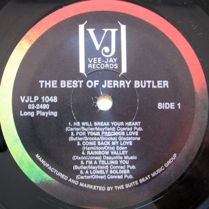 Jerry Butler : The Best Of Jerry Butler (LP, Comp, RE)