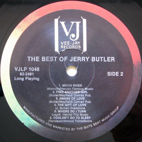 Jerry Butler : The Best Of Jerry Butler (LP, Comp, RE)