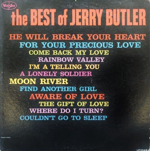 Jerry Butler : The Best Of Jerry Butler (LP, Comp, RE)