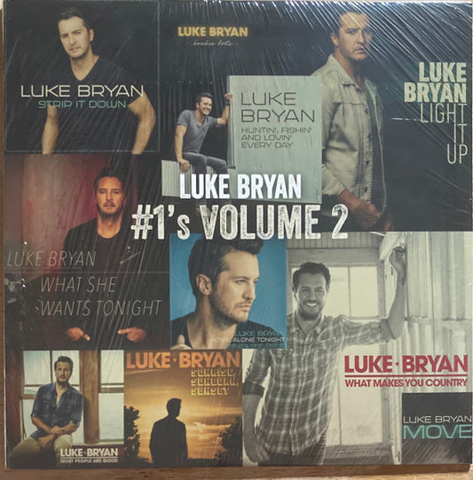 Luke Bryan : #1's Volume 2 (LP, Comp, Tan)