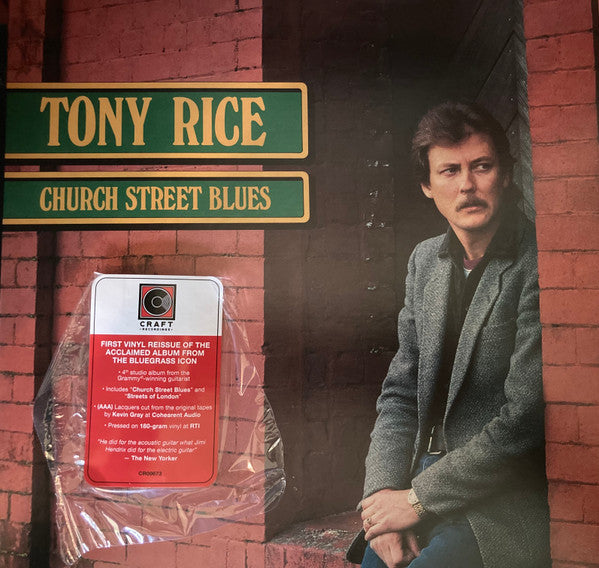 Tony Rice : Church Street Blues (LP, Album, RE, 180)