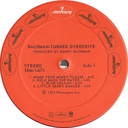 Bachman-Turner Overdrive : Bachman-Turner Overdrive (LP, Album, PRC)