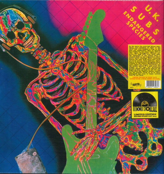 UK Subs : Endangered Species (LP, Album, RSD, Ltd, RE, Pin)