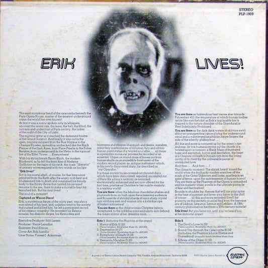 Verne Langdon : The Phantom Of The Organ (LP, Album, RP)