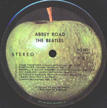The Beatles : Abbey Road (LP, Album, RE, Win)