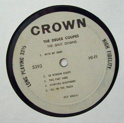 The Shut Downs (2) : The Deuce Coupes (LP, Mono)
