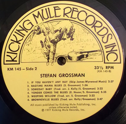 Stefan Grossman Featuring Son House, Jo Ann Kelly*, Sam Mitchell, Mike Cooper : Country Blues Guitar Festival (LP, Album)