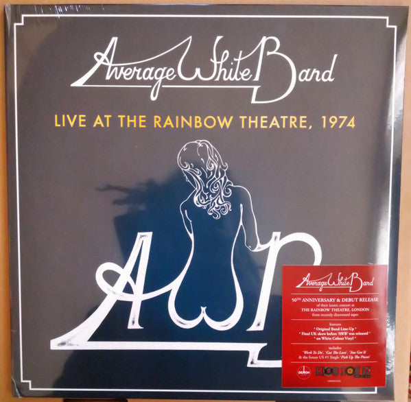 Average White Band : Live At The Rainbow Theatre, 1974 (LP, Album, RSD, Whi)
