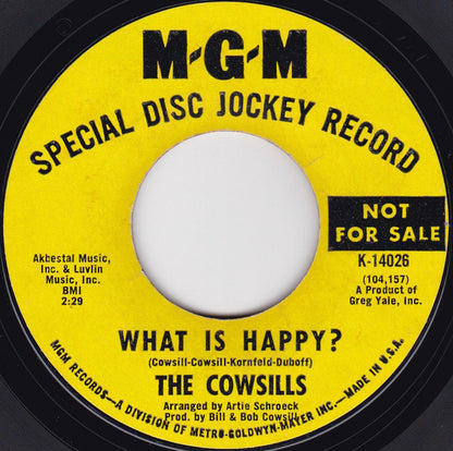 The Cowsills : Hair / What Is Happy? (7", Single, Promo)