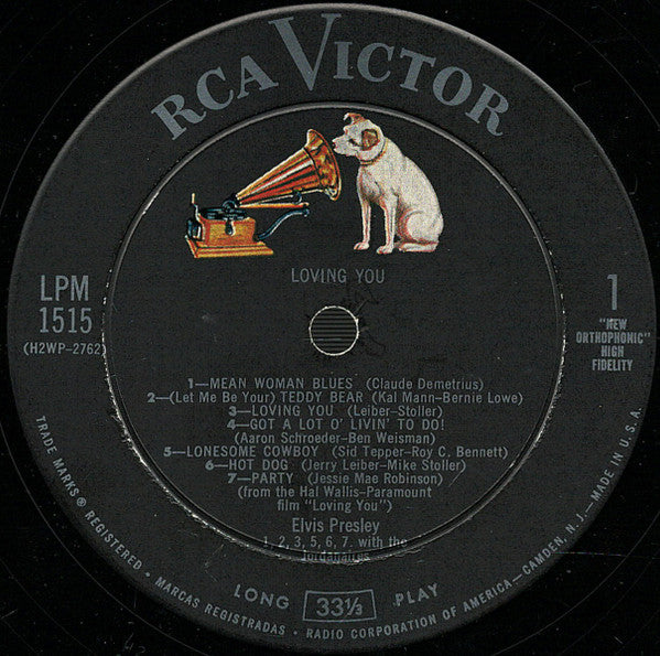 Elvis Presley : Loving You (LP, Album, Mono, RE)