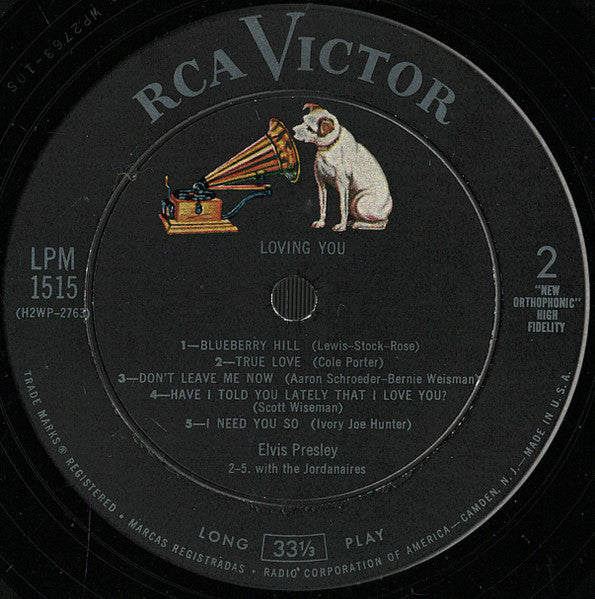 Elvis Presley : Loving You (LP, Album, Mono, RE)
