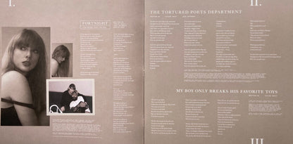 Taylor Swift : The Tortured Poets Department  (2xLP, Album, S/Edition, Bei)