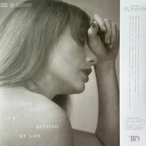 Taylor Swift : The Tortured Poets Department (2xLP, Album, Cle)