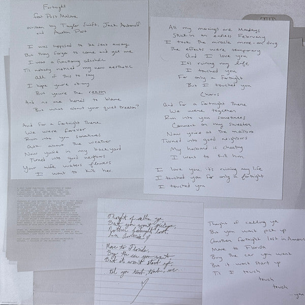 Taylor Swift : The Tortured Poets Department (2xLP, Album, Cle)