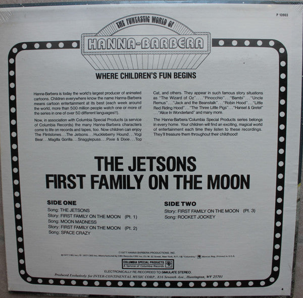 The Jetsons (2) : First Family On The Moon (LP, Album, RE)