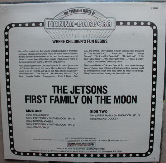 The Jetsons (2) : First Family On The Moon (LP, Album, RE)