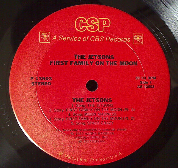 The Jetsons (2) : First Family On The Moon (LP, Album, RE)