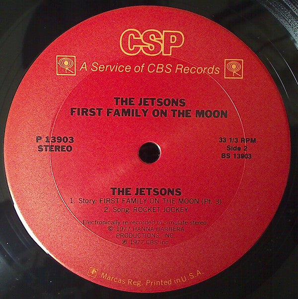 The Jetsons (2) : First Family On The Moon (LP, Album, RE)