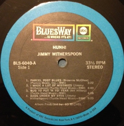 Jimmy Witherspoon : Hunh! (LP)