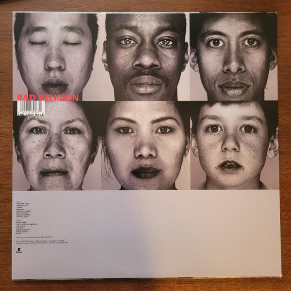 Bad Religion : The Gray Race (LP, Album, Ltd, RE, RM)