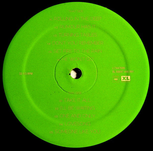 Adele (3) : 21 (LP, Album, Uni)