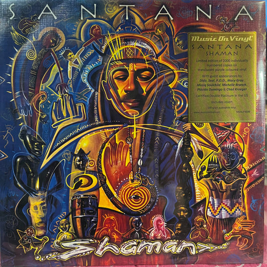Santana : Shaman (2xLP, Album, Num, Tra)