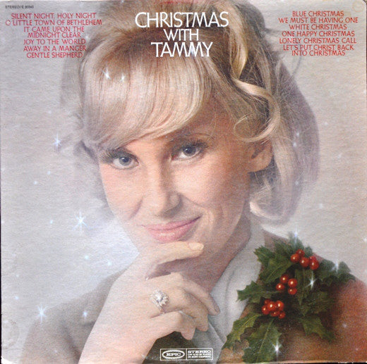 Tammy Wynette : Christmas With Tammy (LP, Album, Pit)