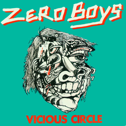 Zero Boys : Vicious Circle (LP, Album, RE, Pom)