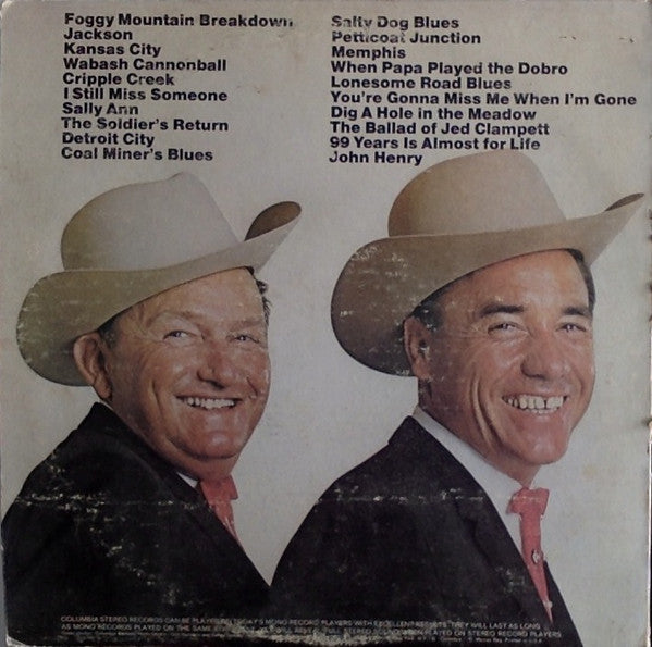 Flatt & Scruggs : Flatt & Scruggs - 20 All-Time Great Recordings In A Deluxe 2-Record Set (2xLP, Comp)