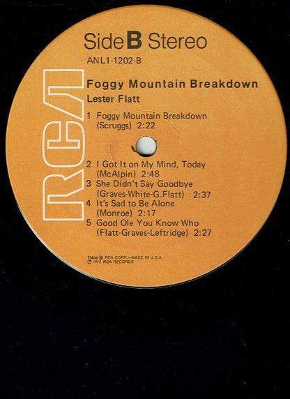 Lester Flatt : Foggy Mountain Breakdown (LP, Album, RE)