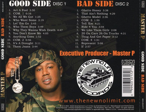 Master P : Good Side, Bad Side (2xCD, Album)