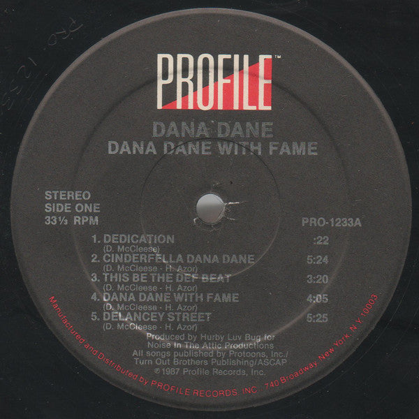 Dana Dane : Dana Dane With Fame (LP, Album)