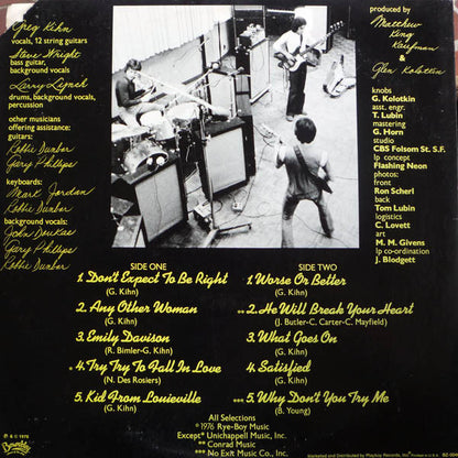 Greg Kihn : Greg Kihn (LP, Album)