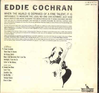 Eddie Cochran : 12 Of His Biggest Hits (LP, Album)