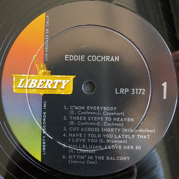 Eddie Cochran : 12 Of His Biggest Hits (LP, Album)