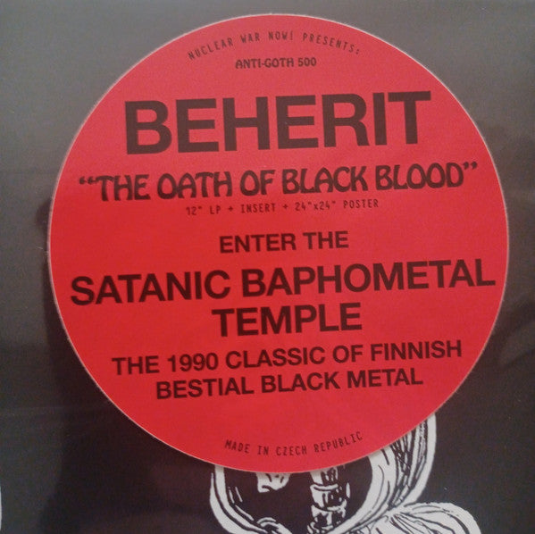 Beherit : The Oath Of Black Blood (LP, RE, RP, 180)