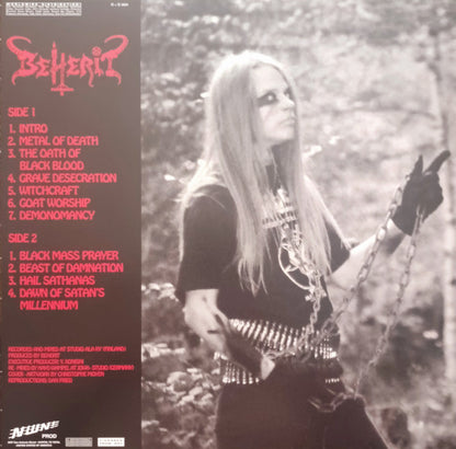 Beherit : The Oath Of Black Blood (LP, RE, RP, 180)