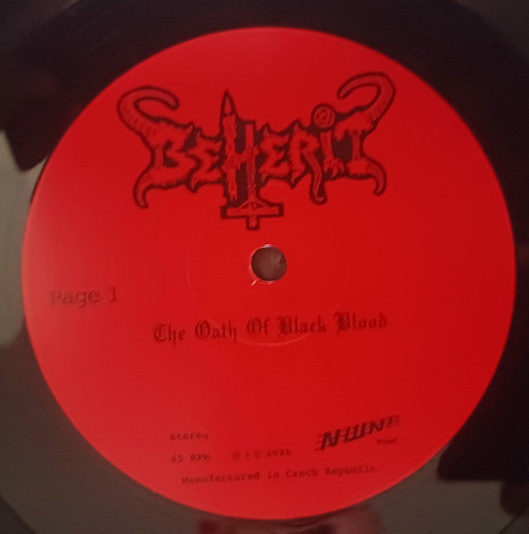 Beherit : The Oath Of Black Blood (LP, RE, RP, 180)