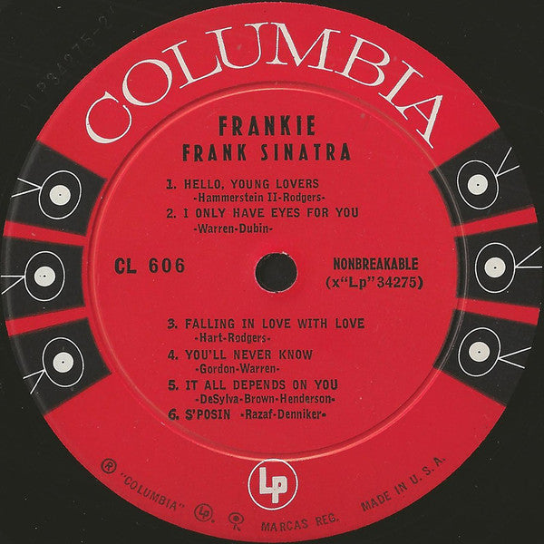 Frank Sinatra : Frankie (LP, Comp, Mono, RP)