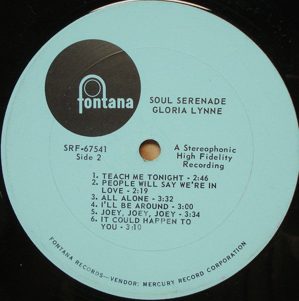 Gloria Lynne : Soul Serenade (LP, Album, Ric)
