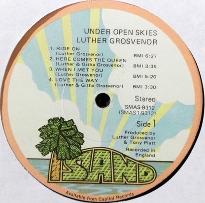 Luther Grosvenor : Under Open Skies (LP, Album, Win)