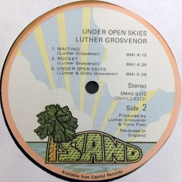 Luther Grosvenor : Under Open Skies (LP, Album, Win)