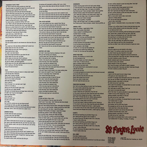 88 Fingers Louie : Back On The Streets (LP, Album, RE, RM, Blu)