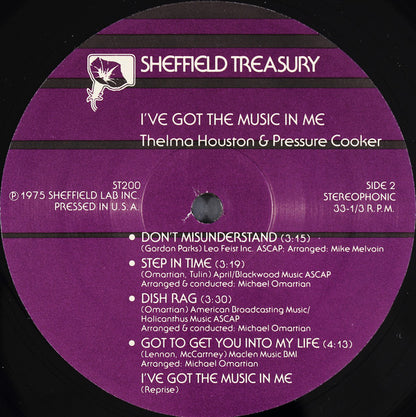 Thelma Houston & Pressure Cooker : I've Got The Music In Me (LP, Album, RE)