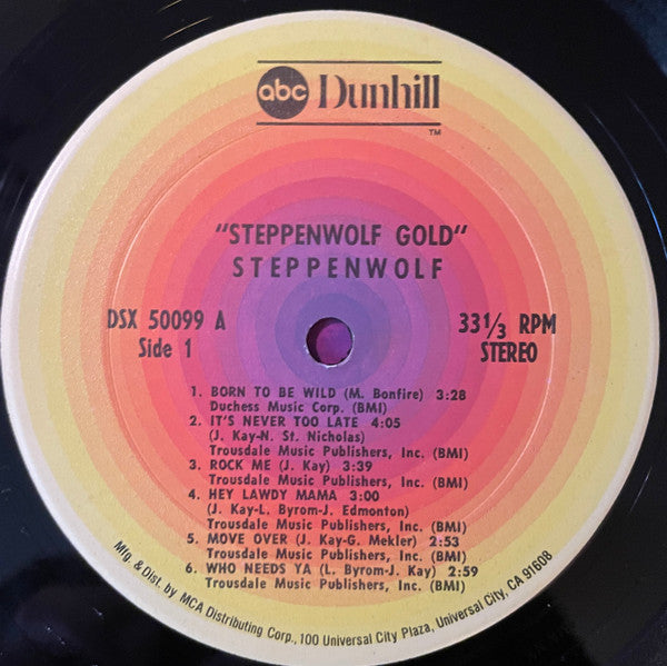 Steppenwolf : Steppenwolf Gold (Their Great Hits) (LP, Comp)